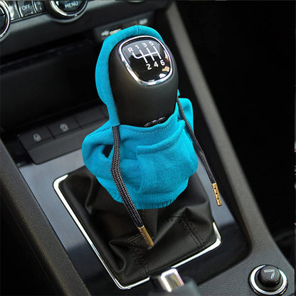 Cute Cotton Hoodie Gear Shift Cover – Adjustable & Stylish Knob Accessory