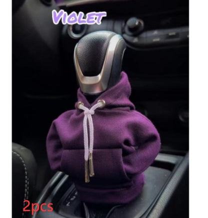 Cute Cotton Hoodie Gear Shift Cover – Adjustable & Stylish Knob Accessory